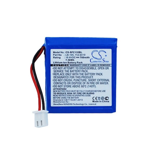 Bsc Preferred Safescan 135i 145ix 155i 165i Payment Terminal Replacement Battery CS-SFC135BL - main